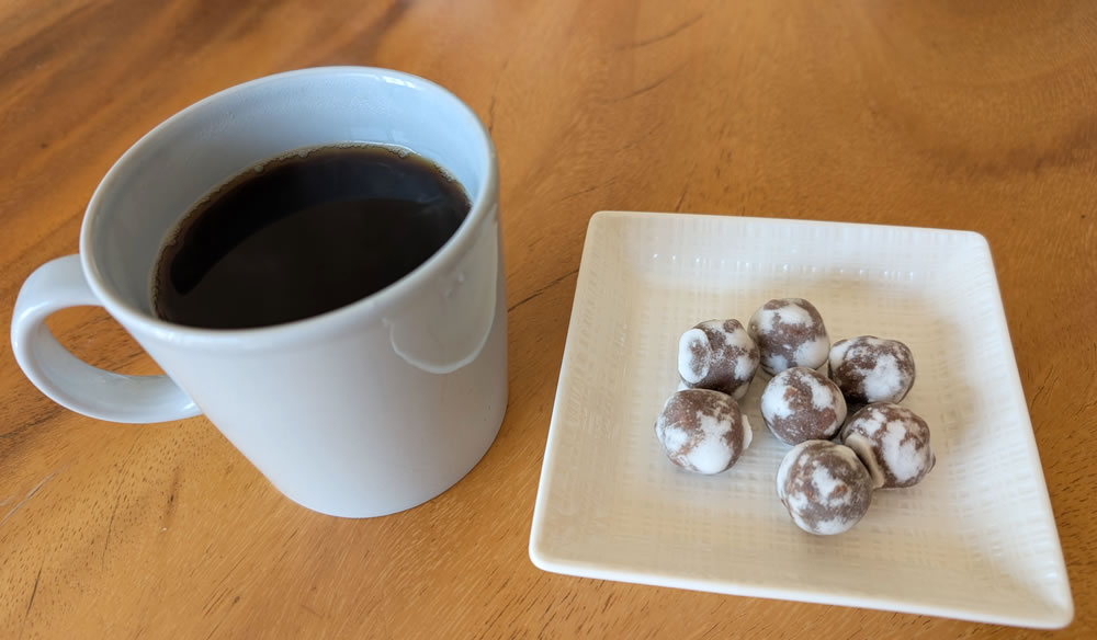 松露とコーヒー
