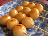 ヘルシーみたらしだんごのできあがり