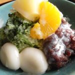 抹茶シロップ・かき氷宇治金時