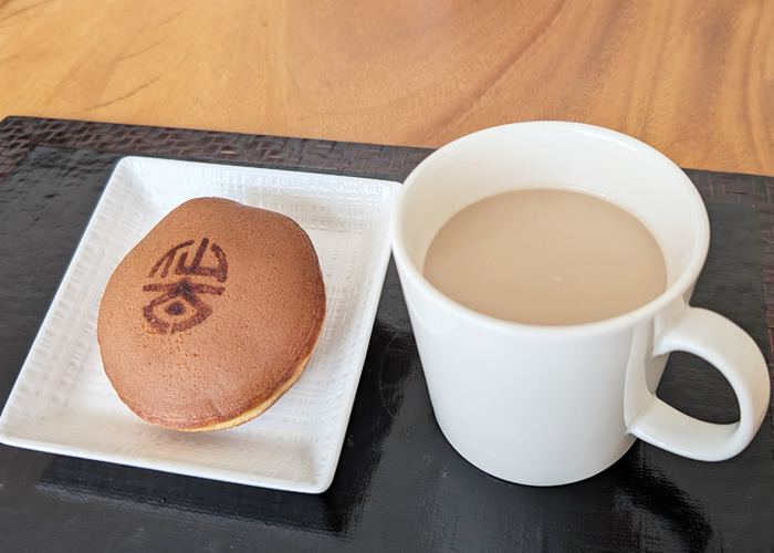 どらやきとカフェオレ